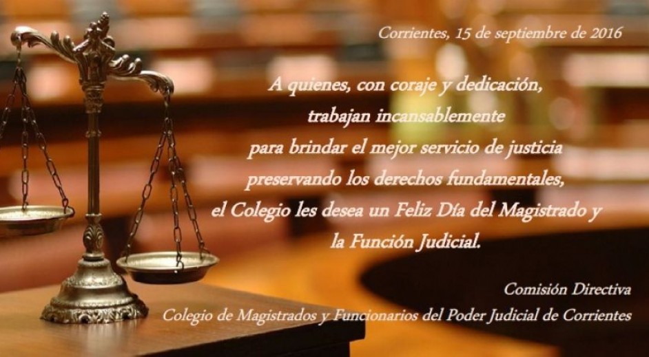 ¡Feliz Día del Magistrado y la Función Judicial!