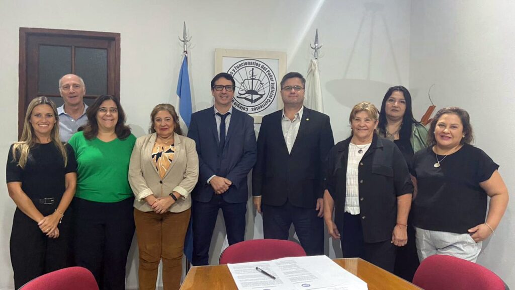 Visita de representantes de la Asociación de Magistrados y Funcionarios de la Justicia Nacional